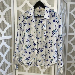 Anthropologie White button down